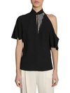 LANVIN EMBELLISHED BLOUSE,RW-TO623X 3422-A17.10