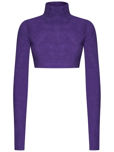 Laquan Smith Top  In Viola
