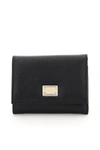 DOLCE & GABBANA DOLCE & GABBANA FRENCH FLAP WALLET