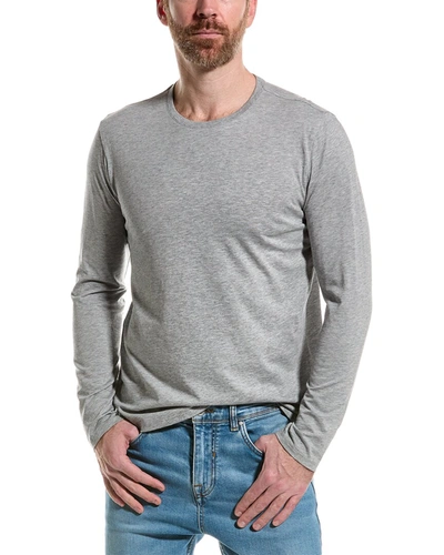 Vince Solid T-shirt In Grey