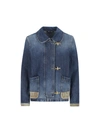 Fay Mini 3-hook Denim Jacket In Celestial Dust