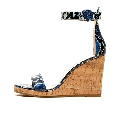 Pelle Moda Nisha Sandal In Indigo In Multi