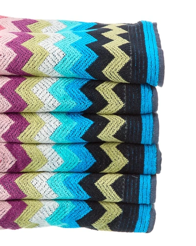 Missoni Home Buster Set Of 6 Hand Towels In Multi