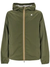 K-way Jacket In Green Cypress