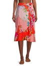 JOHNNY WAS NANYA WRAP SKIRT COVER UP IN MULTI