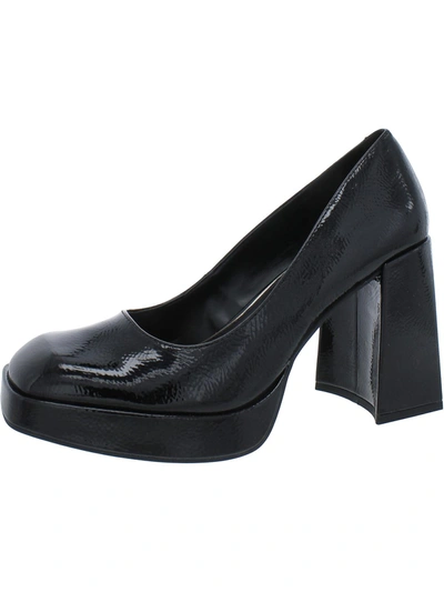 Kenneth Cole New York Bri Pump Womens Slip On Block Heel Pumps In Black