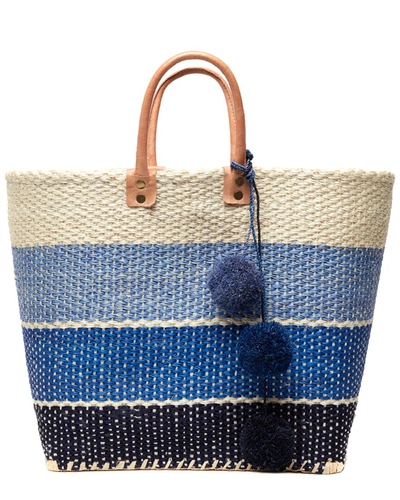 Mar Y Sol Samana Sisal Tote In Blue