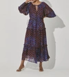 Cleobella Addison Midi Dress In Confetti Print In Multi