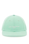 Stella Mccartney Baseball Cap With Embroidery In Green