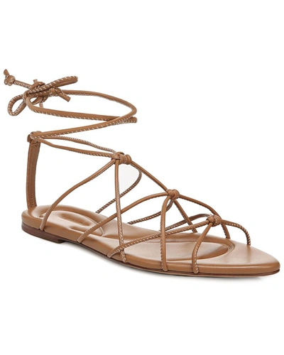 Vince Kenna Leather Strappy Sandal In Brown