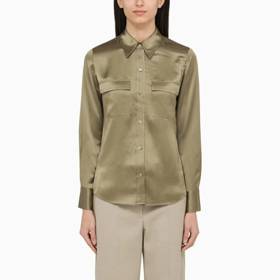 Vince Classic Shirt In Green