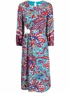 Ba&sh Monica Floral-print Midi Dress In Multi