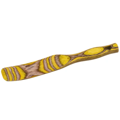 Island Bamboo Pakkawood 8-inch Slim Spurtle In Yellow