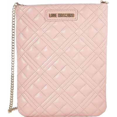 Love Moschino Artificial Leather Crossbody Women's Bag In Pink