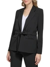 CALVIN KLEIN WOMENS WOVEN LONG SLEEVES SUIT JACKET