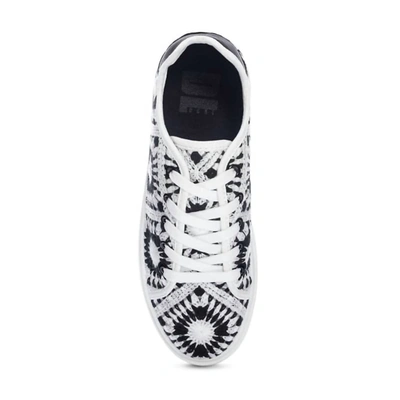 Chinese Laundry Women's Recreation Croche Sneakers In Black/white In Multi