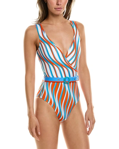 Paolita Shifting Sands Artemis One-piece In Blue