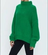 Pistola Carlen Fuzzy Knit Sweater In Grey