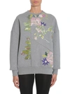 ALEXANDER MCQUEEN Alexander McQueen Floral Embroidered Sweatshirt,7704951