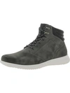 UNLISTED KENNETH COLE NIO MENS FAUX SUEDE LACE-UP ANKLE BOOTS