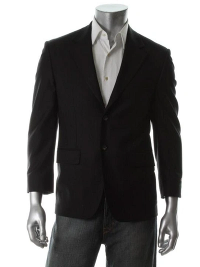 Ralph Lauren Total Comfort Lined Wool Sportcoat In Black
