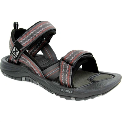 Naot Men's Harbor Sandal In Grey Aztec In Multi