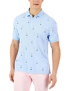 CLUB ROOM MENS COLLARED PRINTED POLO