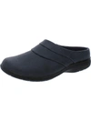 Easy Street Swing Womens Slip On Round Toe Mules In Blue