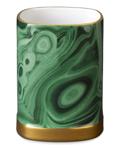 L'objet Malachite Pencil Cup In Green