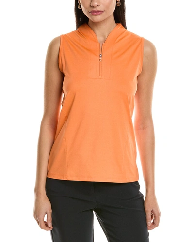 Callaway Tonal Heather Polo Shirt In Orange