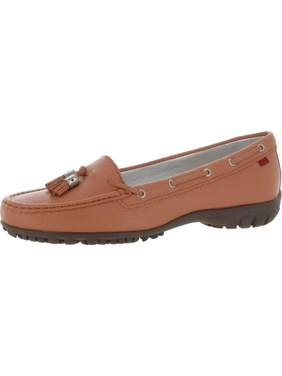 Marc Joseph Spring St. Womens Leather Slip-on Golf Shoes In Brown