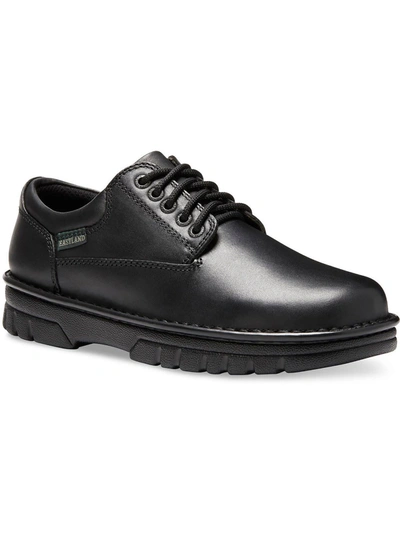 Eastland Plainview Mens Leather Lace-p Oxfords In Black