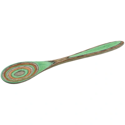 Island Bamboo 8-inch Pakkawood Mini Spoon In Green