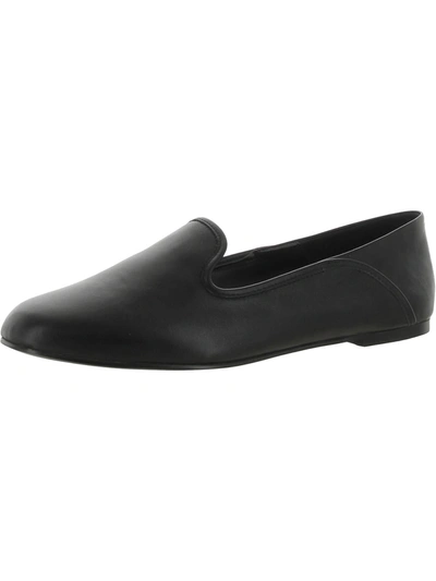Faryl Robin Taylor Womens Leather Slip On Loafers In Black