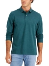 Club Room Men's Solid Stretch Polo, Created For Macy's In Green