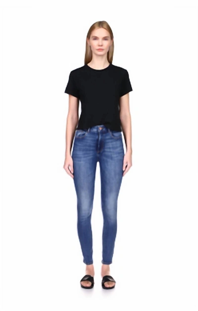 Dl1961 - Women's Farrow Skinny: High Rise Instasculpt Ankle In Rogers (performance) In Blue