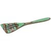 Island Bamboo 8-inch Pakkawood Mini Slotted Spatula In Green