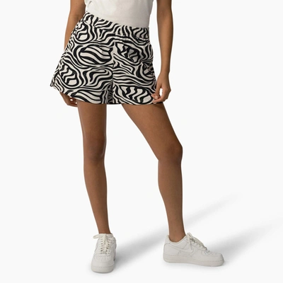 Dickies Women's Zebra Print Shorts, 5" In Multi