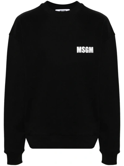 Msgm Sweatshirt  Men In Black