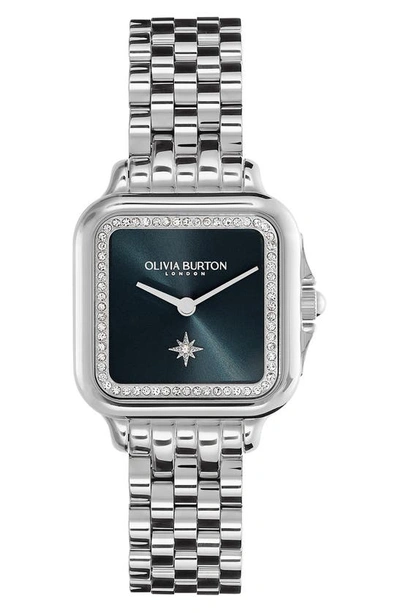 Olivia Burton Women's Grosvenor Silver Stainless Steel Watch 28mm