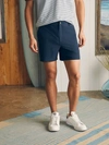 Faherty Belt Loop All Day Shorts (5") In Dark Blue Nights