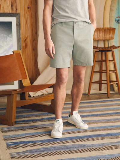 Faherty Movement&trade; Chino Short (8" Inseam) In Weathered Sage