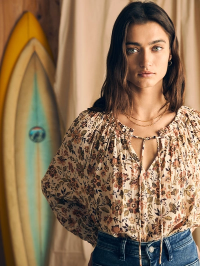 Faherty Emery Top In Taos Floral