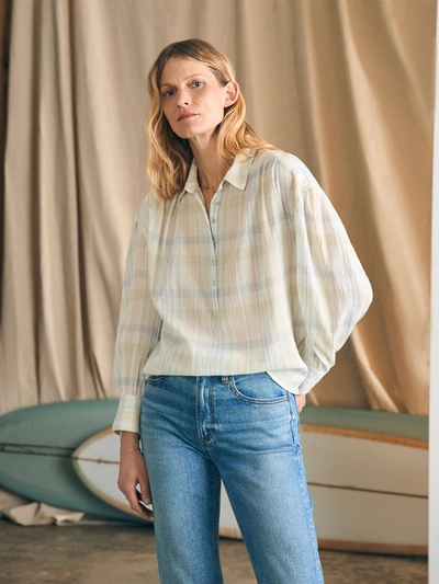 Faherty Ollie Top In Atwood Plaid
