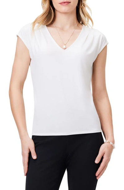 Nic + Zoe Nic+zoe Polished Jersey Everyday Layer Tee In Classic Cream