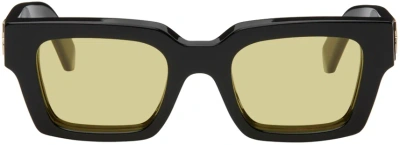 Off-white Black Virgil Sunglasses In Black Yell