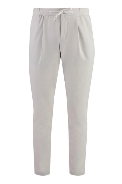 Herno Technical Fabric Pants In Grey