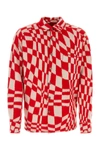 Zegna X The Elder Statesman Cashmere And Silk Brushed Shirt In Red