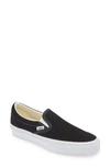 Vans Classic Black Canvas Slip-on Stackform Sneakers In Black
