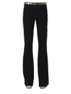 MOSCHINO MIRROR EMBELLISHED TROUSERS,7703972